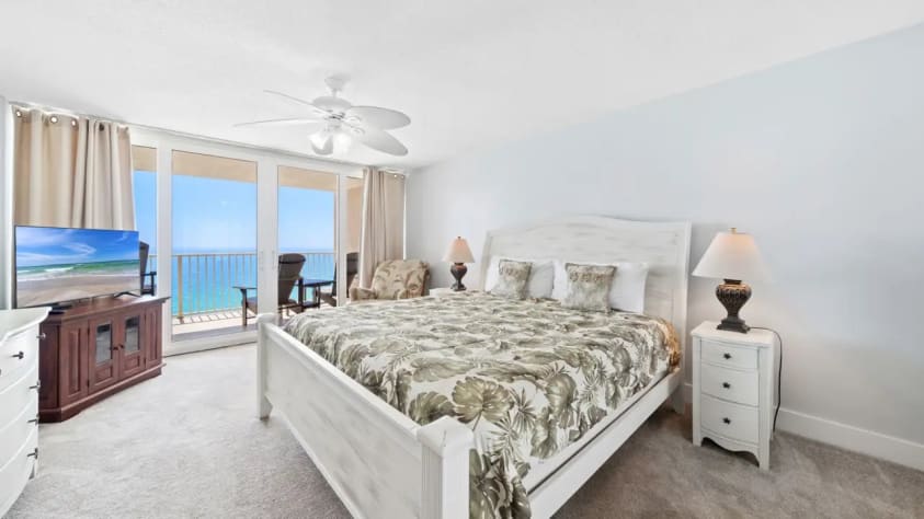 Master bedroom with amazing views