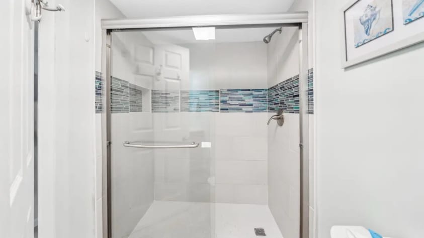 Beautiful walk-in shower