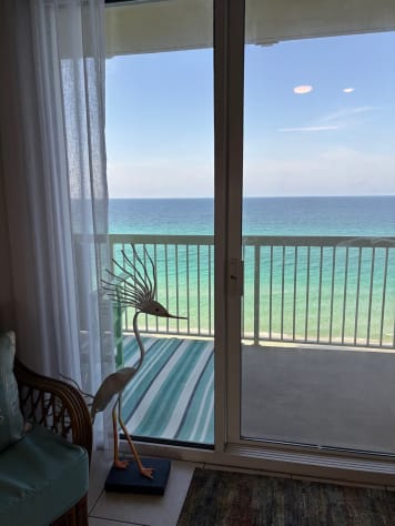 Beach View from the condo.