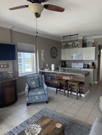 fully stocked kitchen