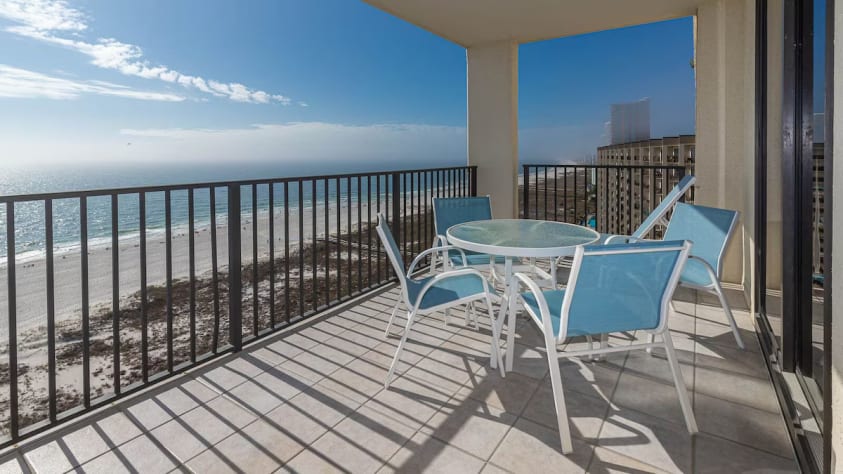 Balcony attached to room.