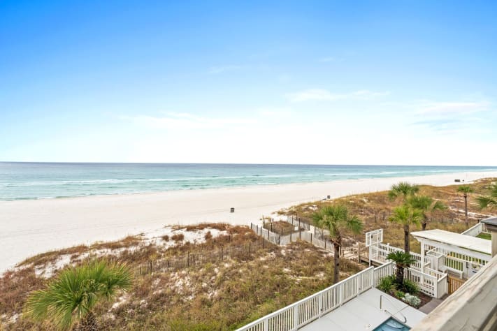 Direct beachfront access puts you steps from the sugar-white sand and emerald waters. Skip the long walks and crowded resorts&mdash;this is true convenience with Gulf views at every turn.