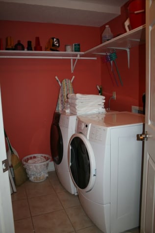 front loading, full size washer and dryer
