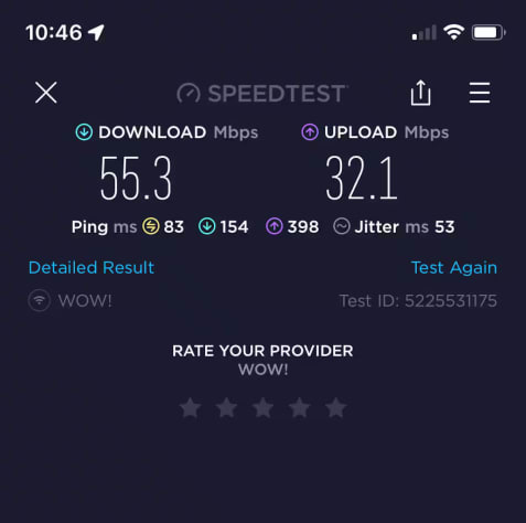High Speed Internet.