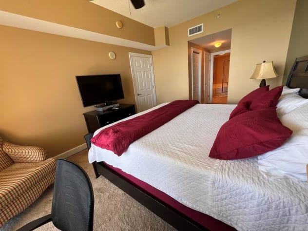 Satisfy all of your viewing needs from the comfort of your bed.