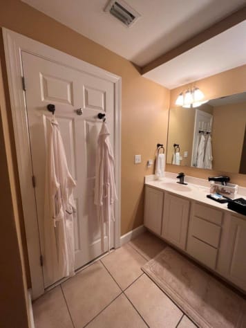 Slip into a comfy bathrobe after ridding your body of the days fatigue.