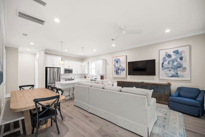 Open Concept Living Area