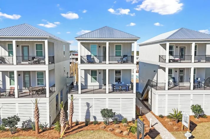 Incredibly large 4 bedroom directly across from beach