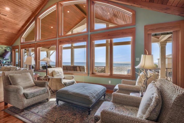 Sitting Area with Oversized Chairs