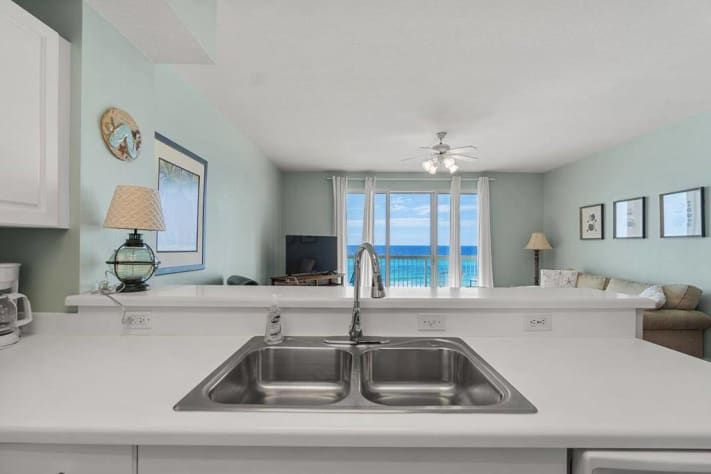 View from kitchen