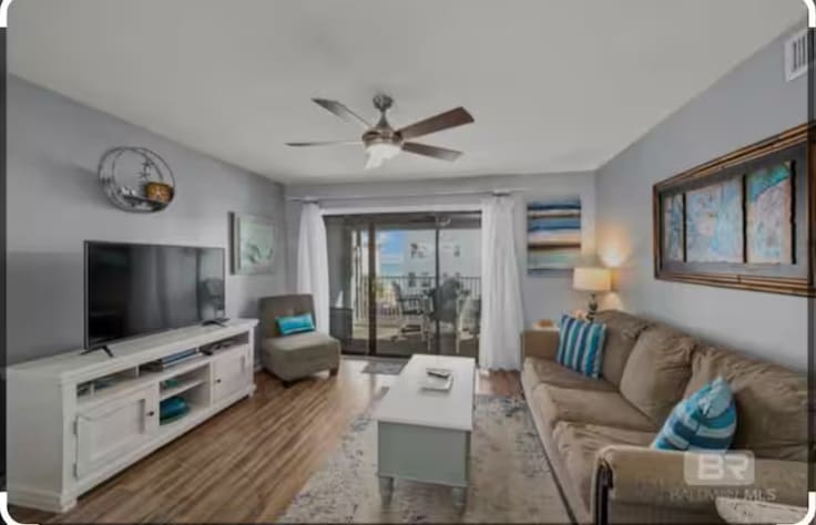 Gulf view from Living area.