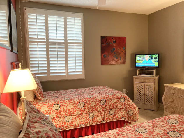 The Red Room is warm and cozy