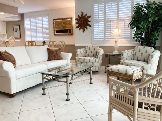 Living room seating area