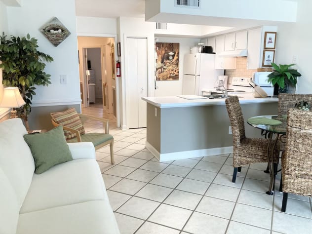 Kitchen and Living room area