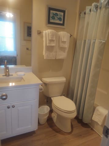Main Floor Bathroom off (King) Bedroom; Full Shower/Tub