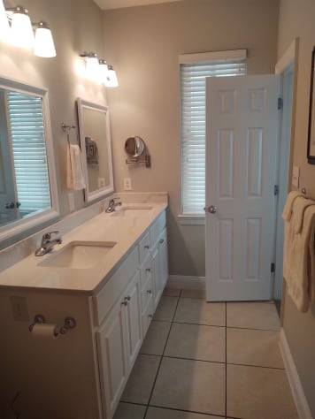 Primary Bath; Double sinks