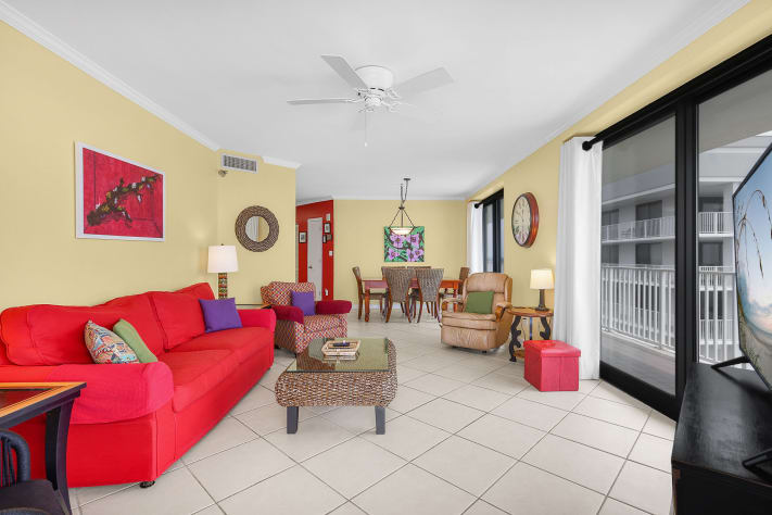 Spacious seating allows the family to gather and make memories