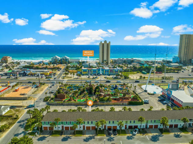 Aerial view of the location