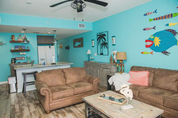 Vibrant living room