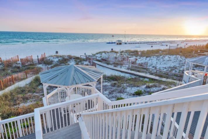Stay right on the beach! Perfectly situated for sun, surf, and sand fun.