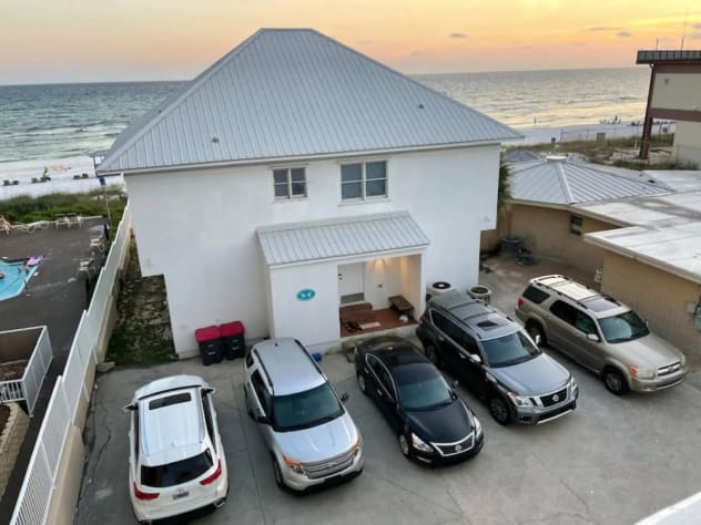 Beachfront parking for 6+ cars &mdash; steps from the sand and sunset views!
