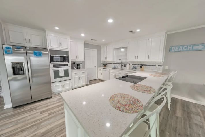 Kitchen with all the accessories