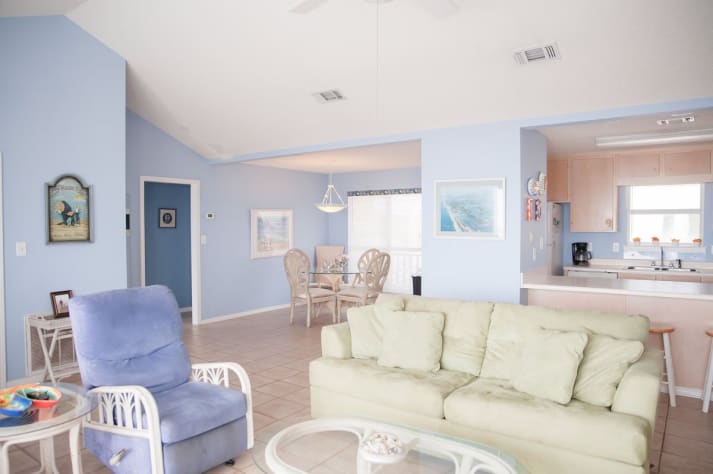 Open Floor Plan and Vaulted Ceilings