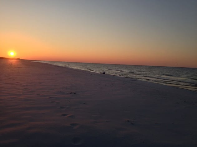 Sweet Sunrise, and a great time to go shelling