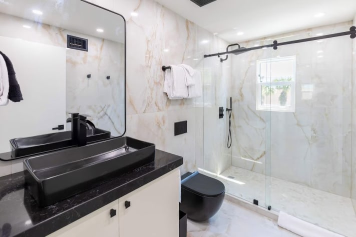Shared bathroom