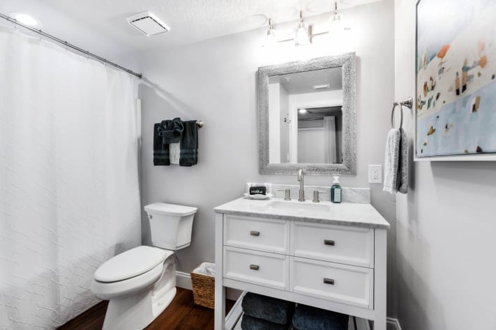 Master Bath with Tub Shower Combo