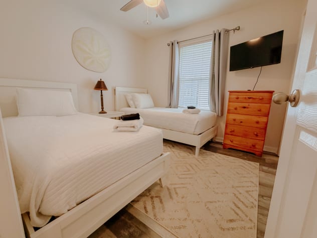 Double Bed With TV