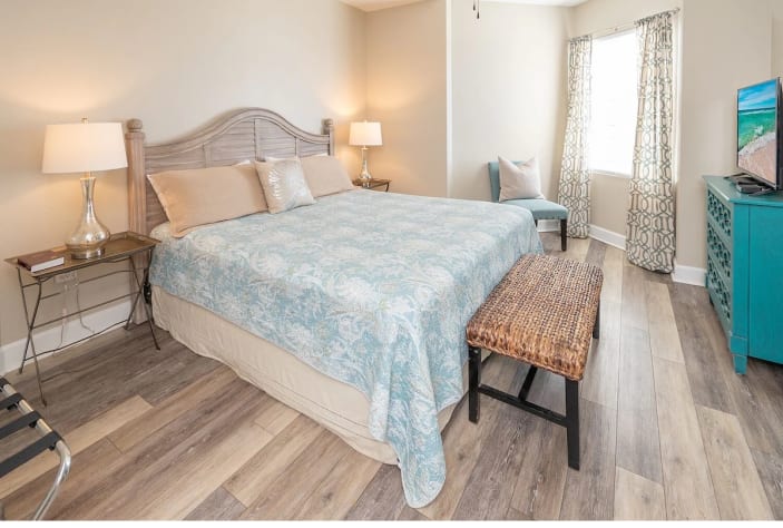 One of Two Primary (King) Suites with private bath