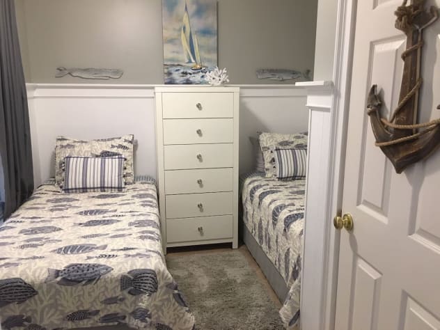 3rd Bed Room...2 Twin beds with Dresser/TV/DVD