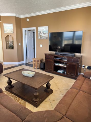 full size TVs in each bedroom and den