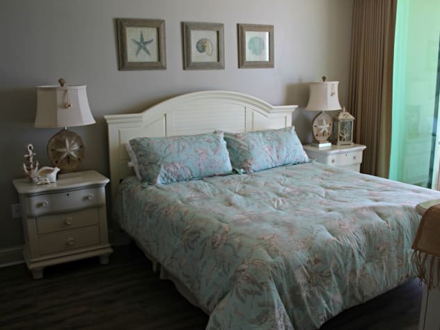 King Bed in Master Bedroom