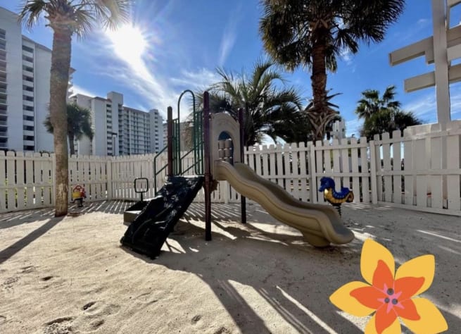 We have a playground for the littles next to the indoor pool