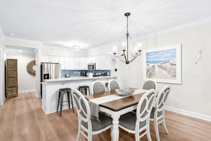 View of Entry Hall Entering the Kitchen &amp; Dining Area