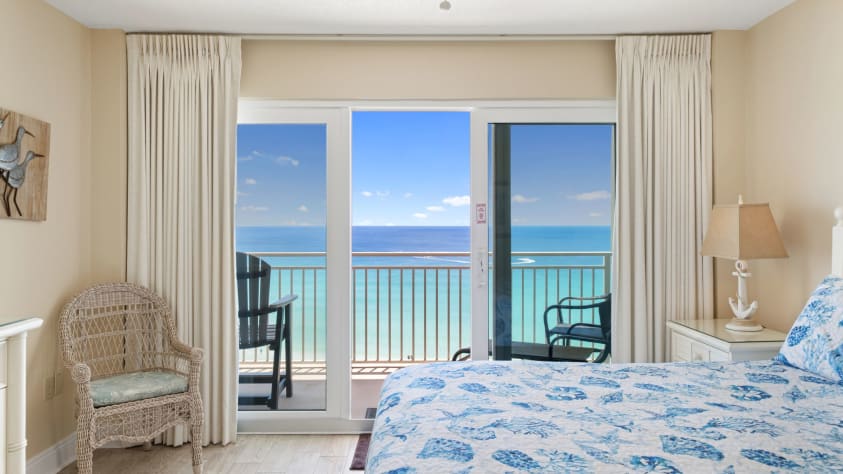 Master Bedroom with Balcony Access