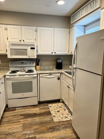 Fully stocked kitchen