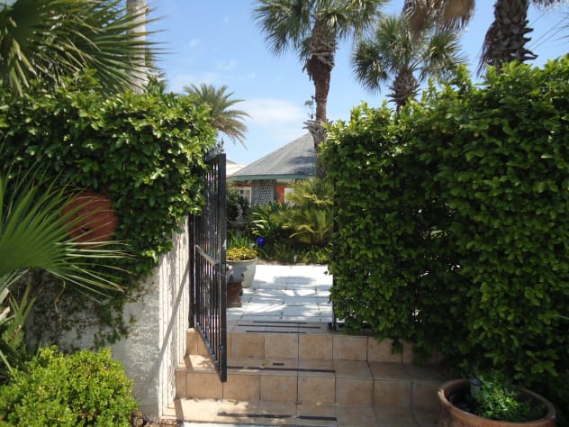 Your own private gated entrance