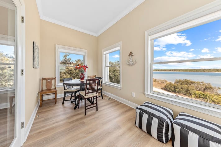 2nd Floor Master Suite sunroom with views