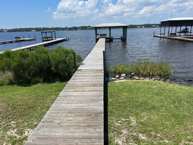 Dock, boat house