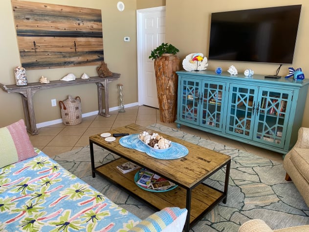 Relax in front of the TV after a Beautiful Day at the Beach