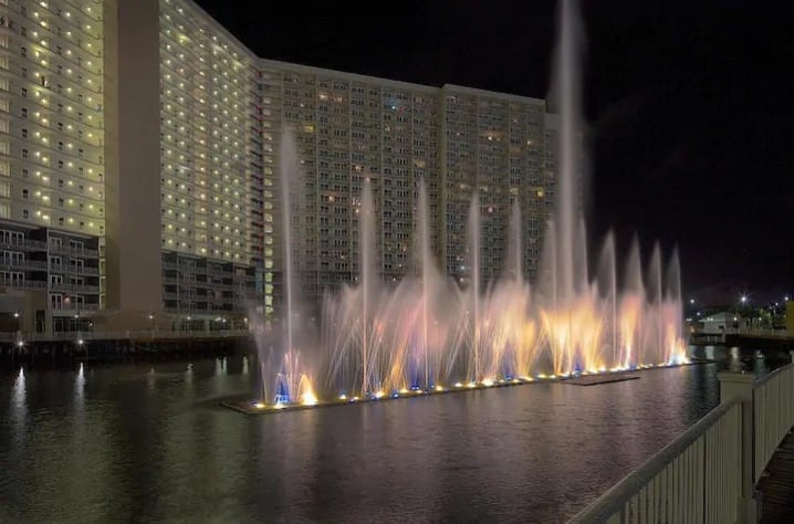 Nightime Light show