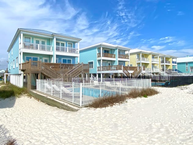 Back side of the home (ocean side)