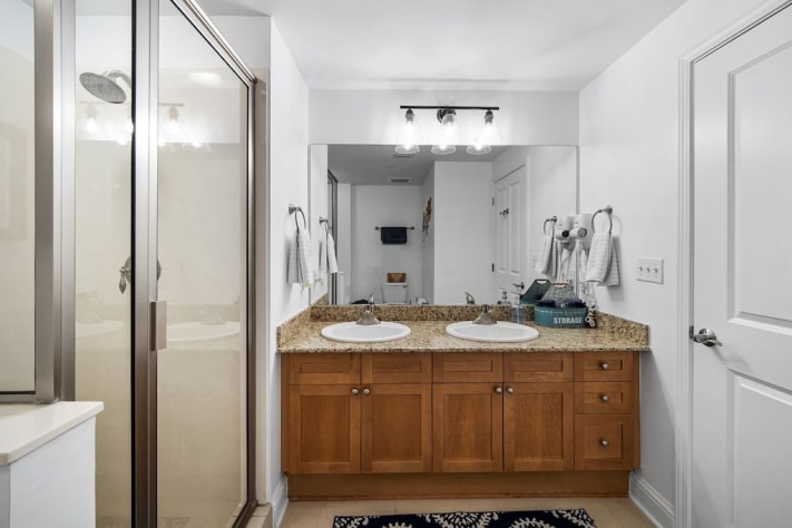 Master Bathroom-double vanity w/ separate shower