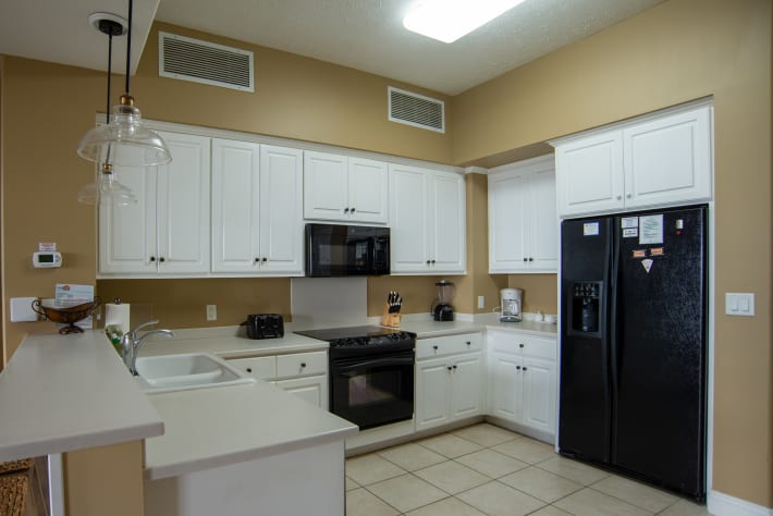 A fully appointed kitchen