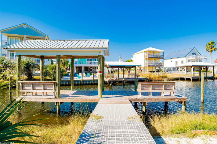Read a book on the private dock!