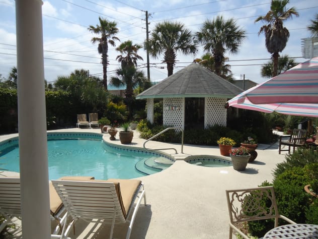 pool and gazebo 
