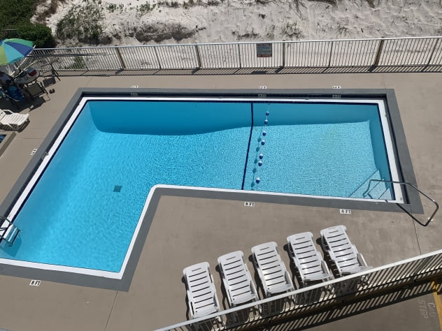 Pool from the Balcony